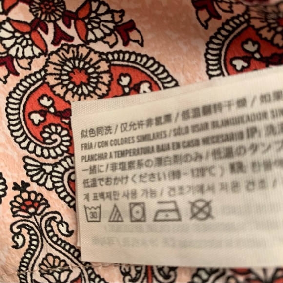 Boho print tank top. Light weight. Size S - Picture 4 of 6